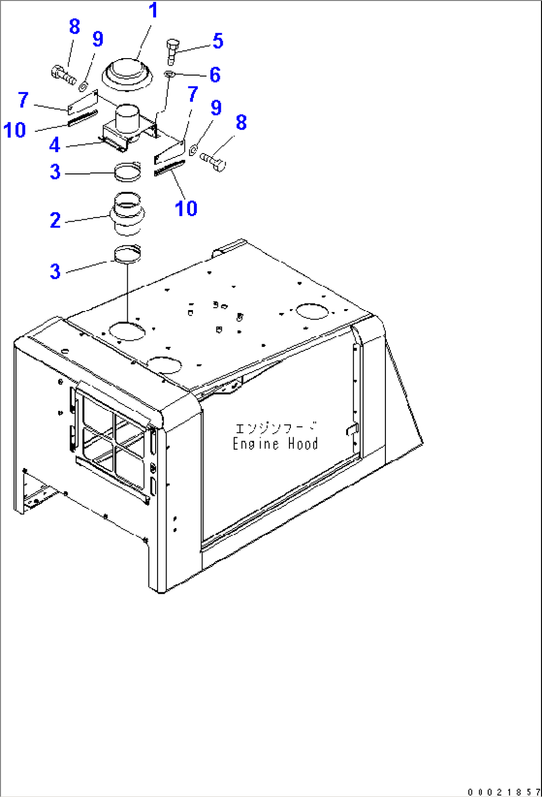 HOOD (CAP) (SUPPER SILENT SPEC.)