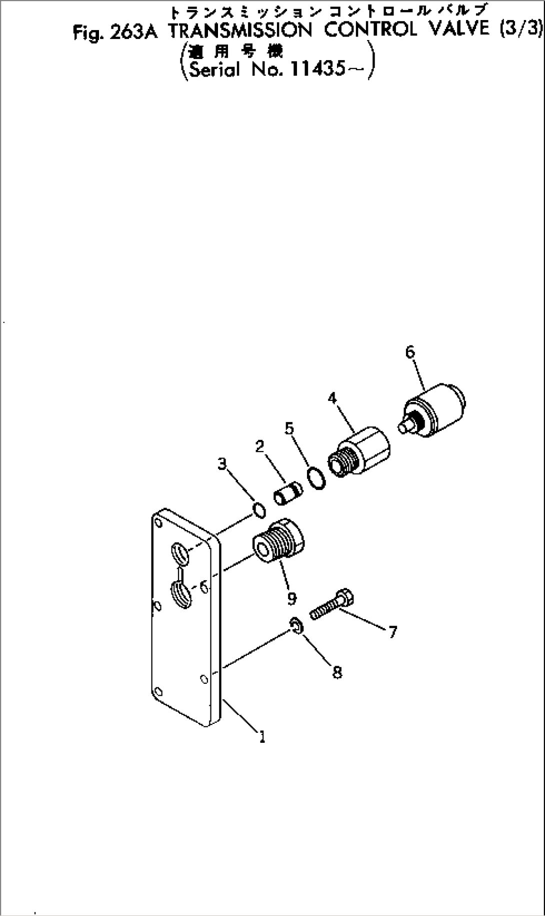 TRANSMISSION CONTROL VALVE (3/3)(#11435-)