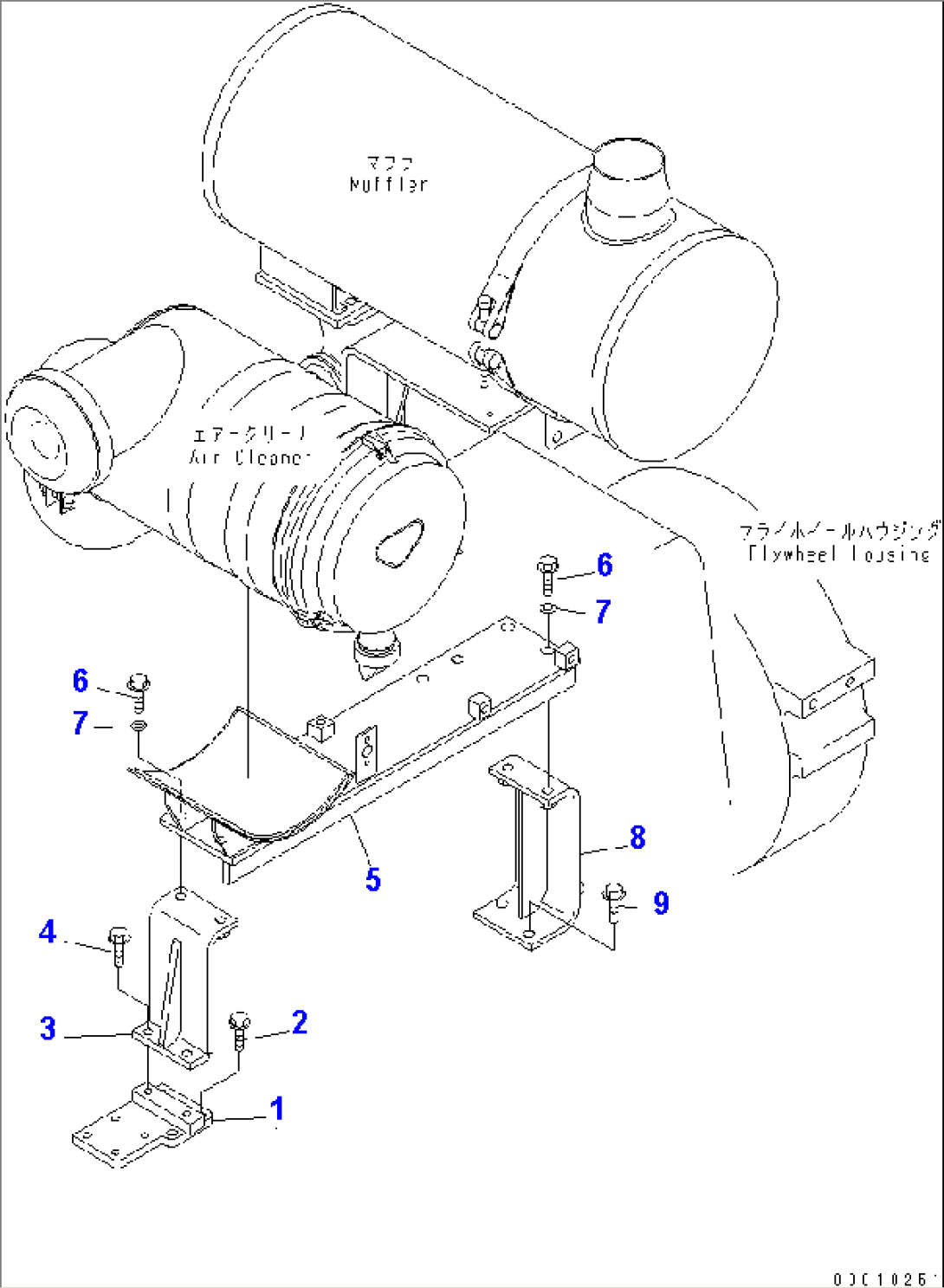 AIR INTAKE (AIR CLEANER MOUNTING PARTS)(#51001-)