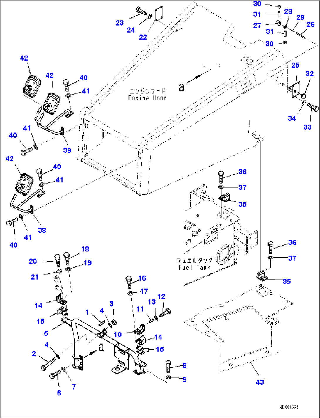 Engine Hood Related Parts, Related Parts (#2785-2929)