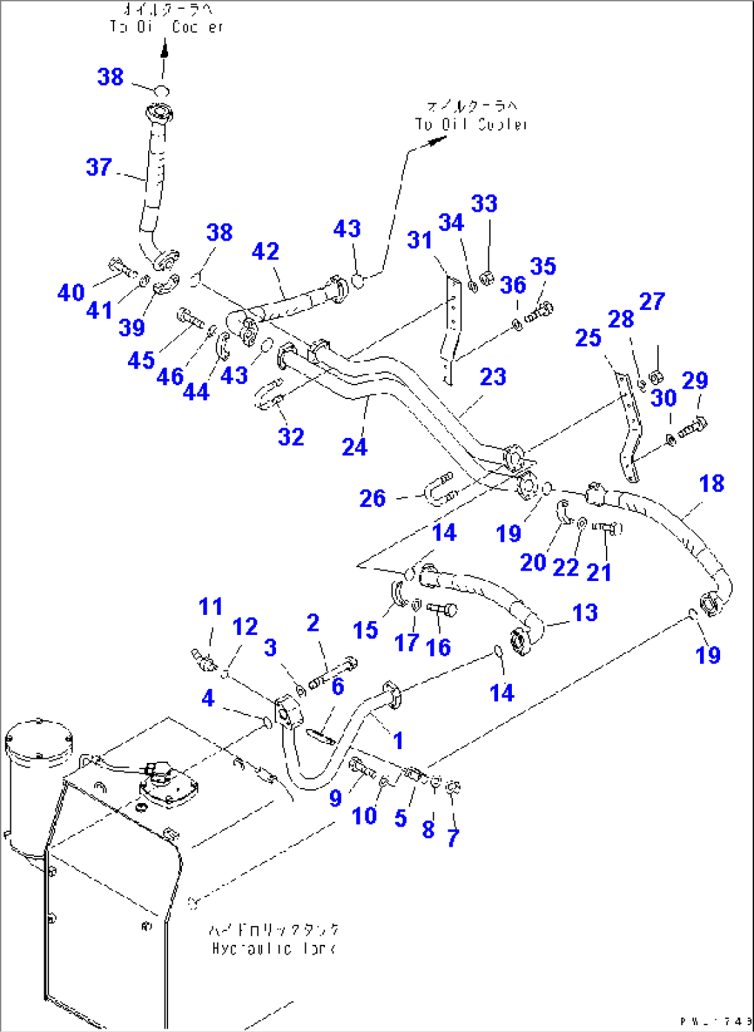 OIL COOLER LINES(#10001-10999)