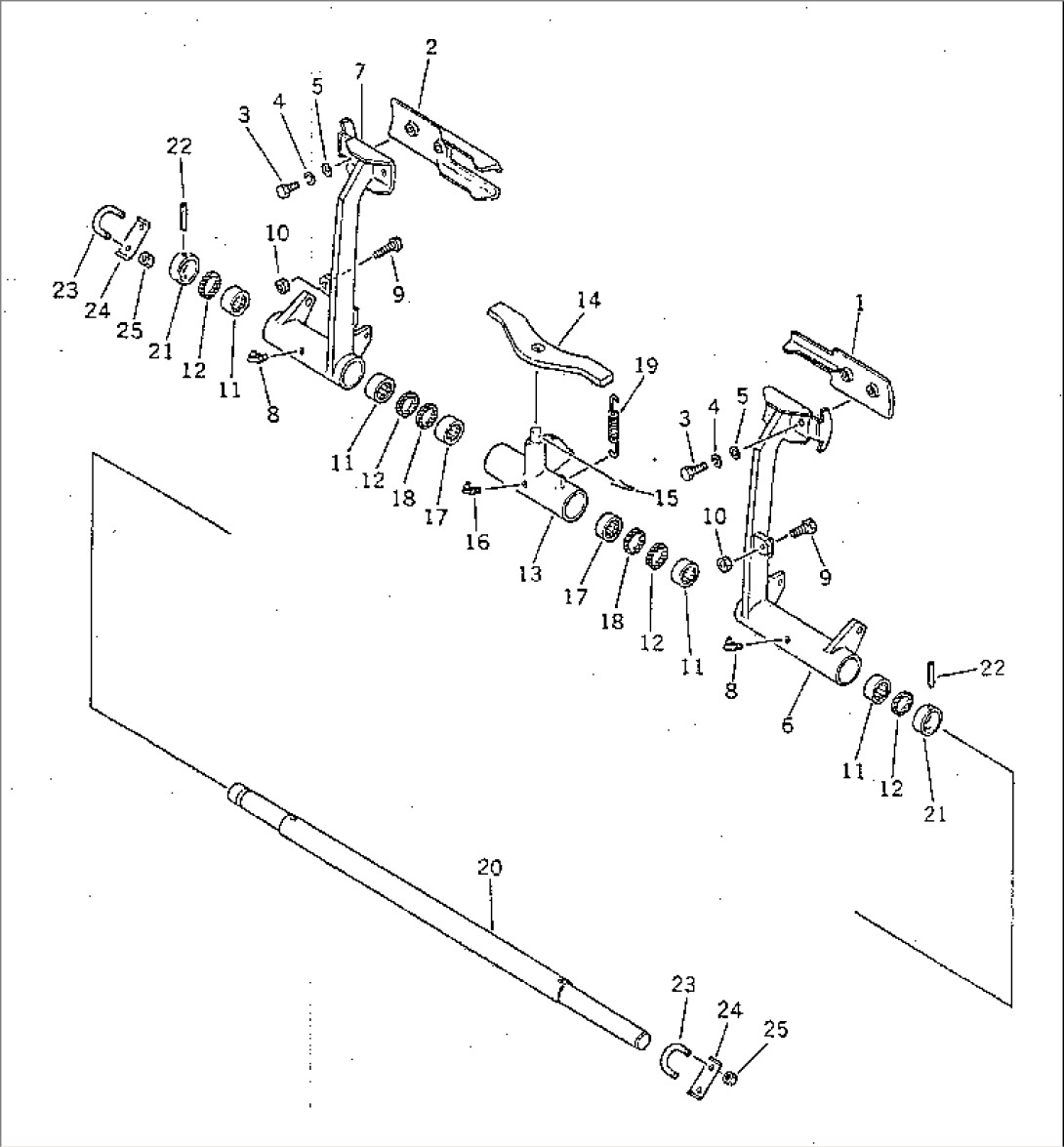 STEERING AND BRAKE PEDAL