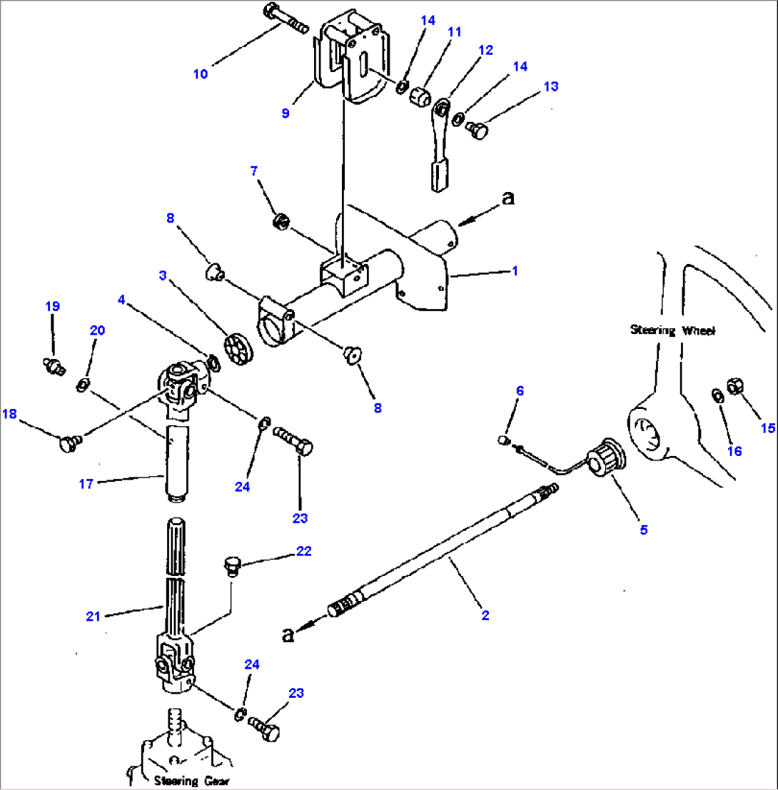 FIG NO. 4451A STEERING COLUMN