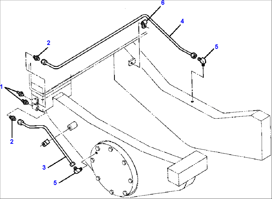 TRUNNION LUBRICATOR LINE