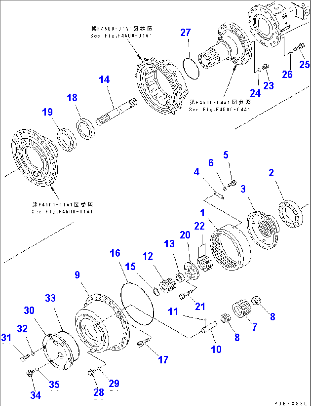 REAR AXLE (REAR FINAL DRIVE) (LIMITED SLIP DIFF.)