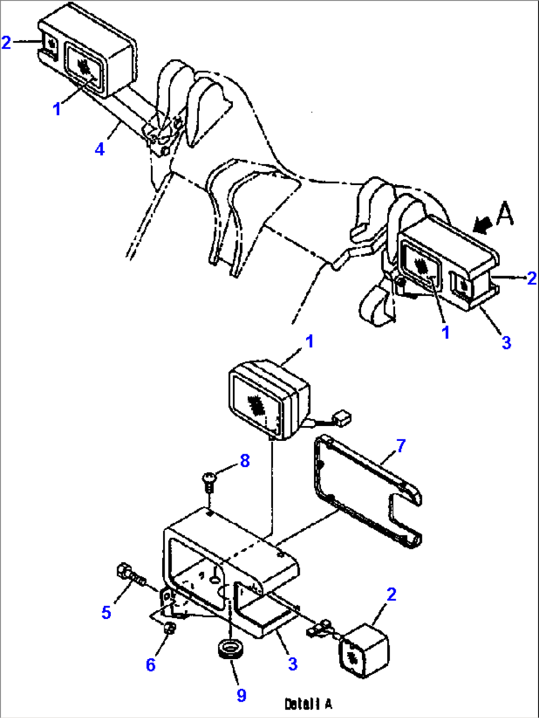 FIG NO. E0300-01A0 ELECTRICAL SYSTEM (FRONT LAMP)