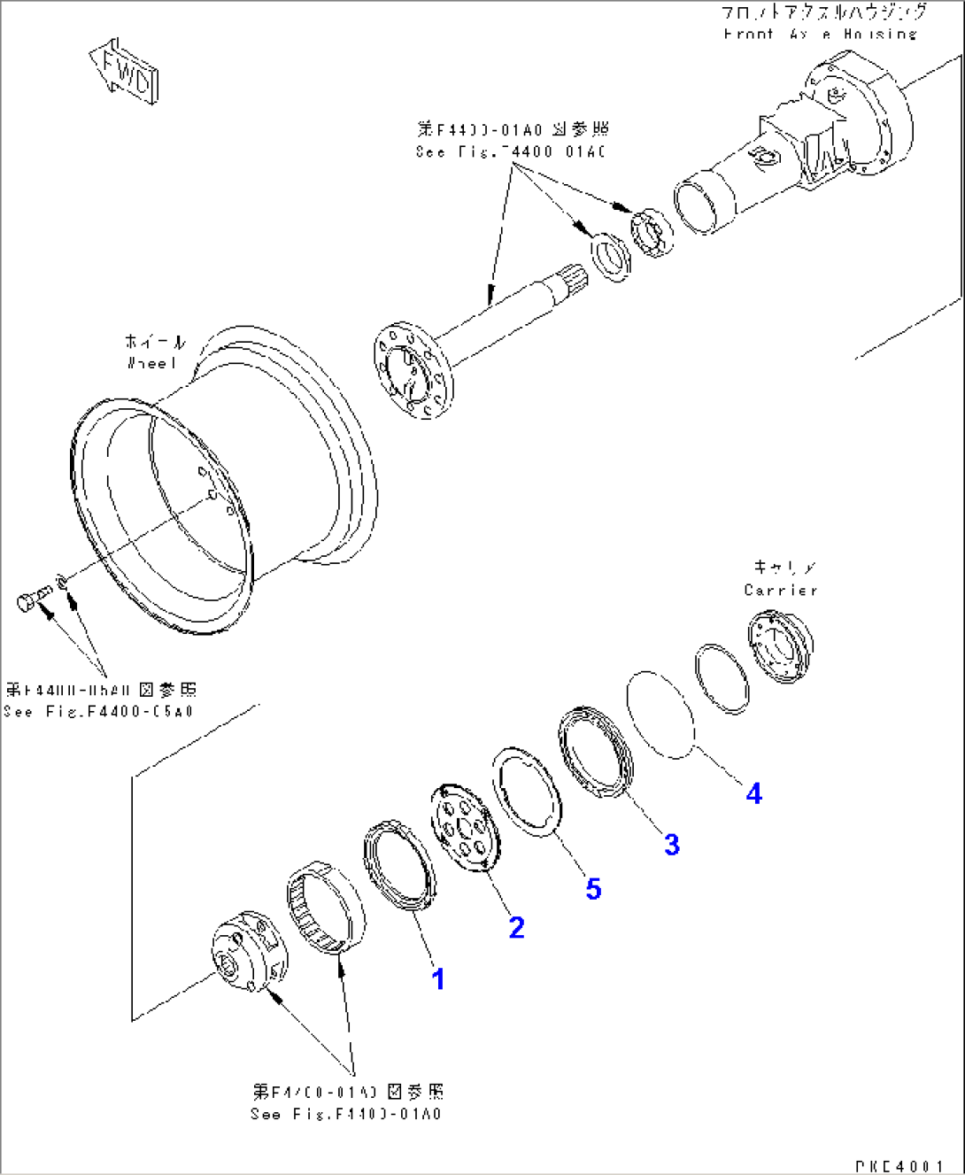 FRONT AXLE (BRAKE)