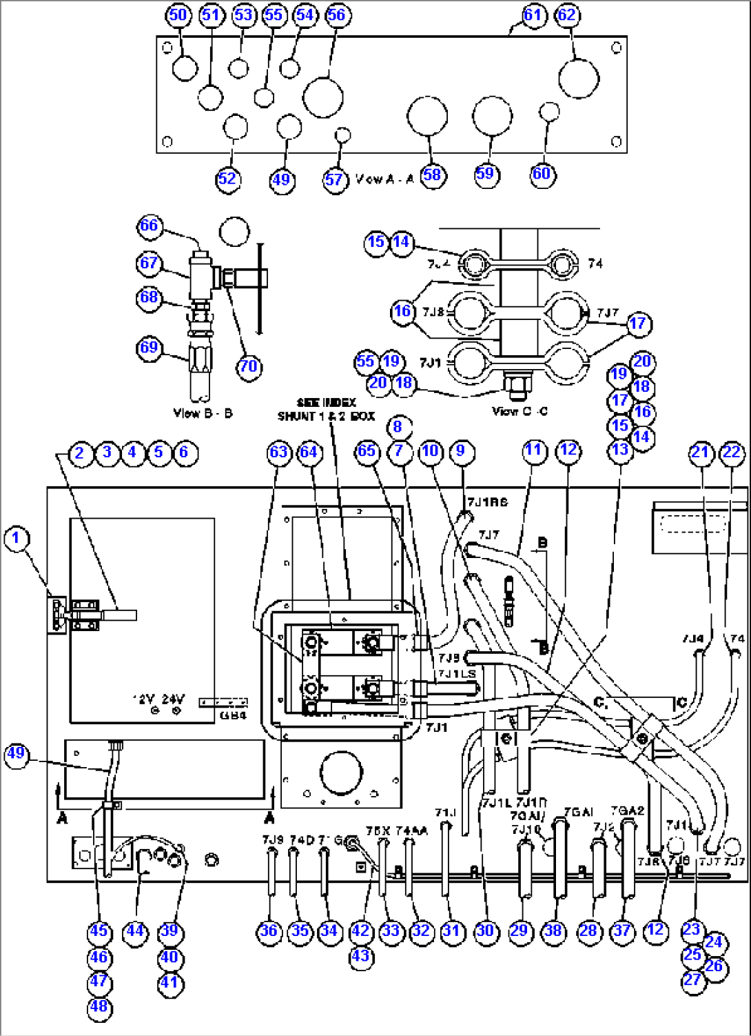 CONTROL CABINET WIRING - REAR