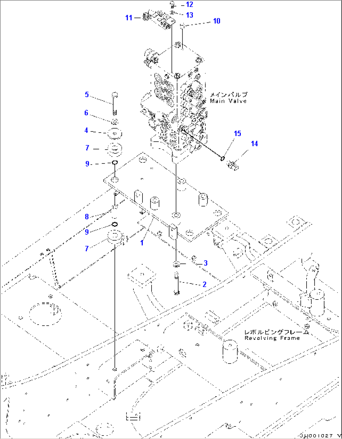 Main Control Valve, 2-actuator(#80001-80004)