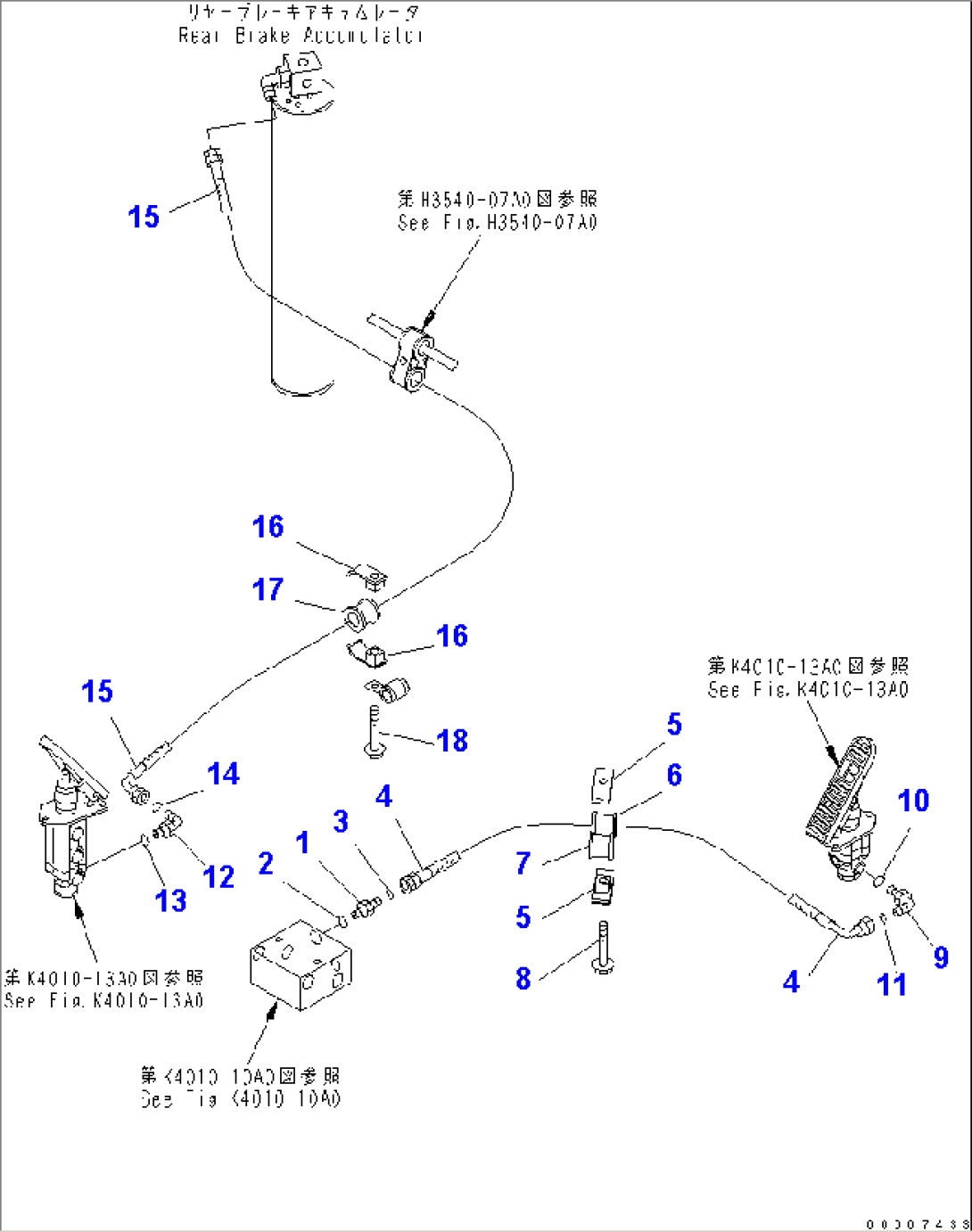 FLOOR (BRAKE PIPING 2/3)