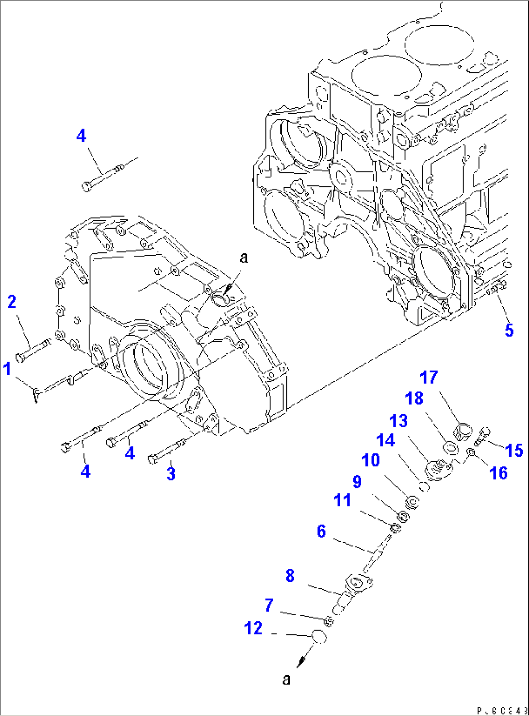 FRONT COVER MOUNTING(#75758-)