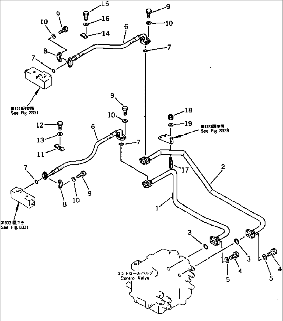 ADDITIONAL PIPING (CONTROL VALVE TO CHANGE ROTOR)