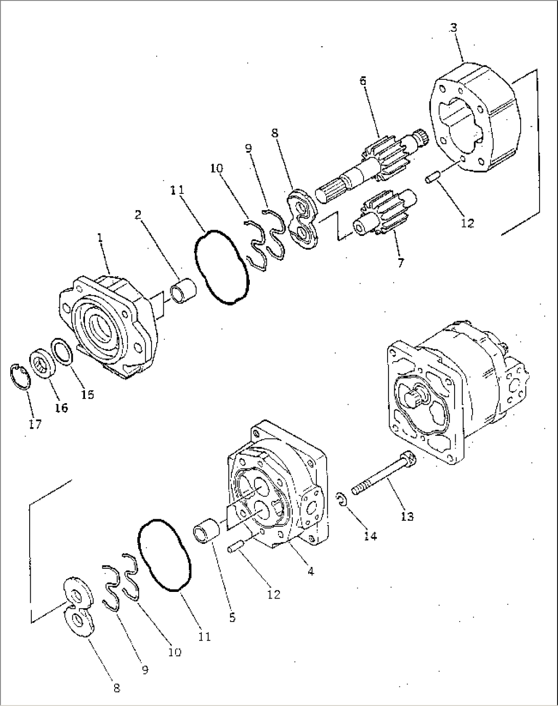 HYDARULIC PUMP (WINCH) (1/2)