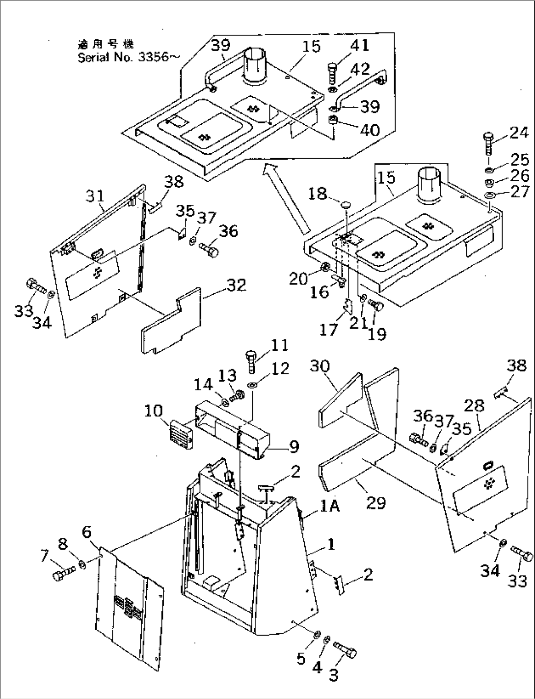 RADIATOR GUARD AND HOOD (REGULATION OF EC INCLUSION)(#3001-3660)