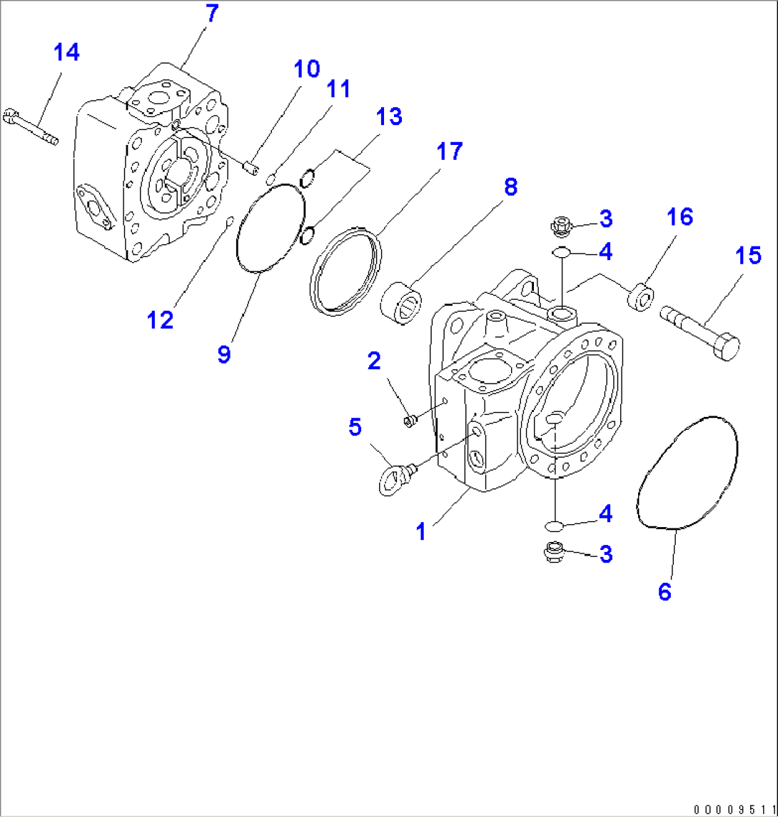 LOADER PUMP (6/16) (NO.1 PUMP)