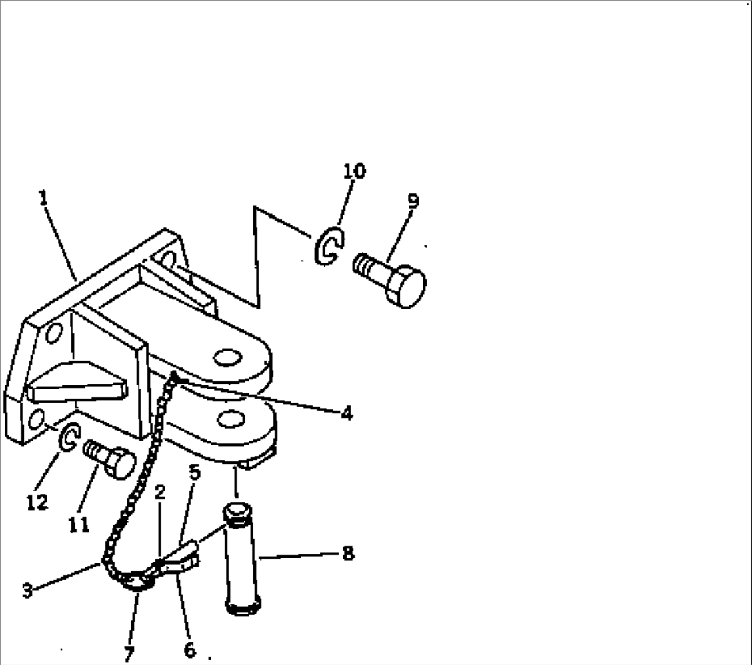 HITCH (FOR TOWING WINCH)