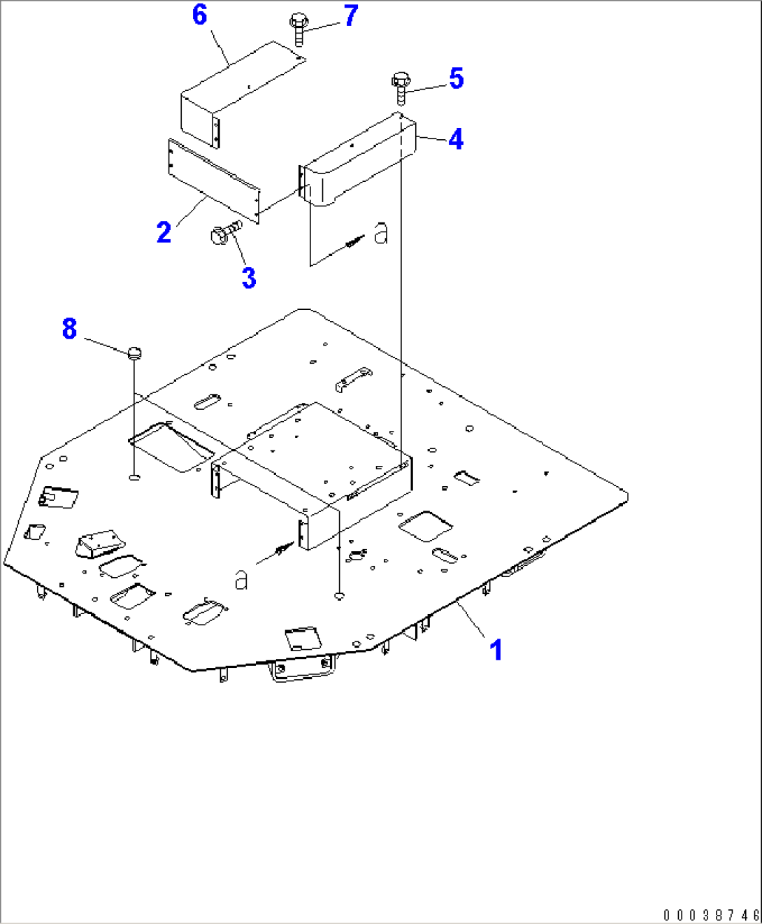 FLOOR SUB (FLOOR FRAME) (FOR REMOTE POSITIONER)