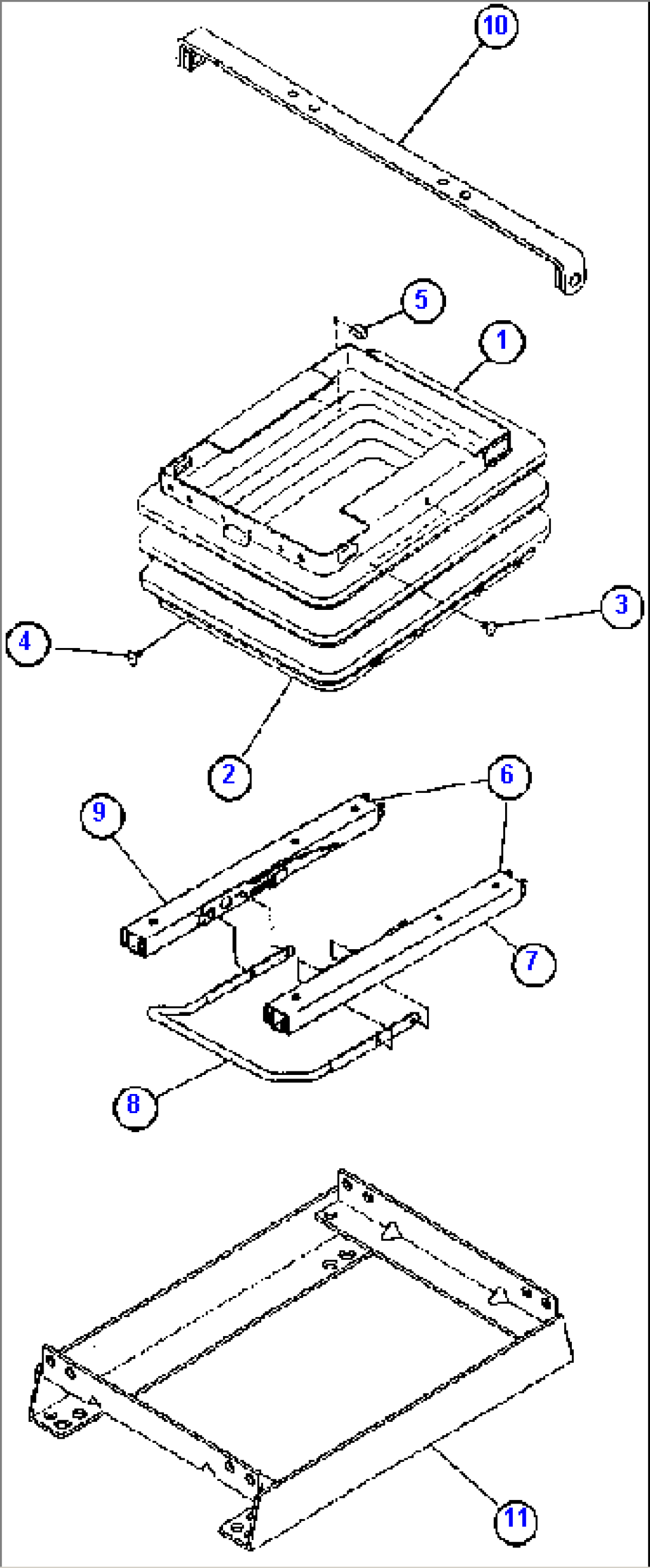 PASSENGER SEAT ASSEMBLY - 5 (PB9771)