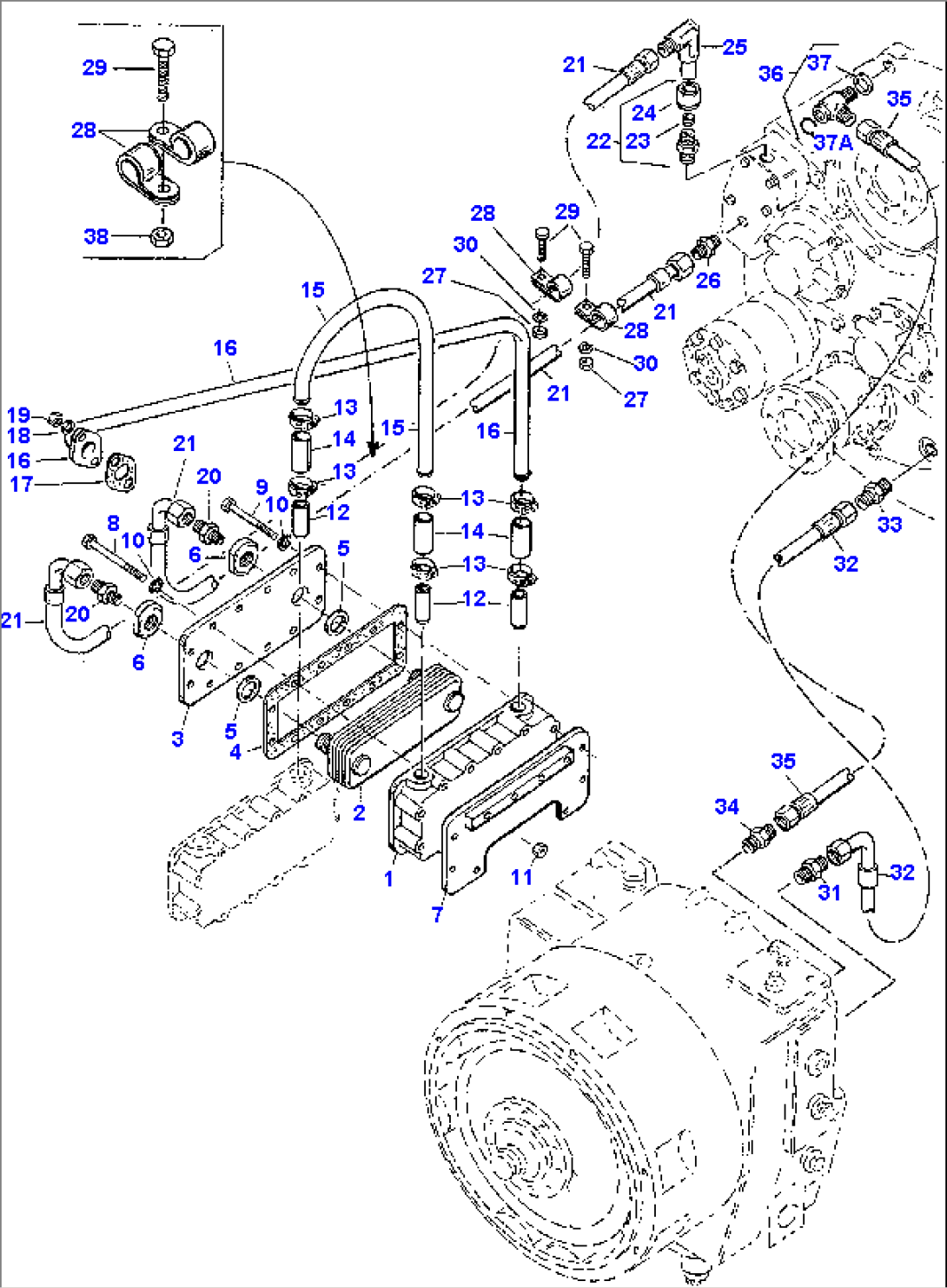 TRANSMISSION OIL COOLING