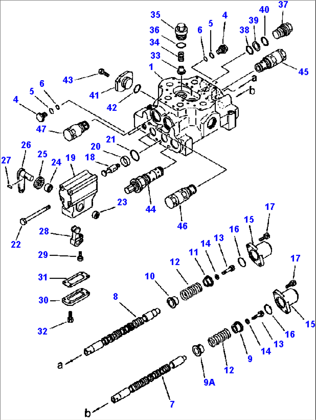 FIG NO. 6201 TWO SPOOL CONTROL VALVE