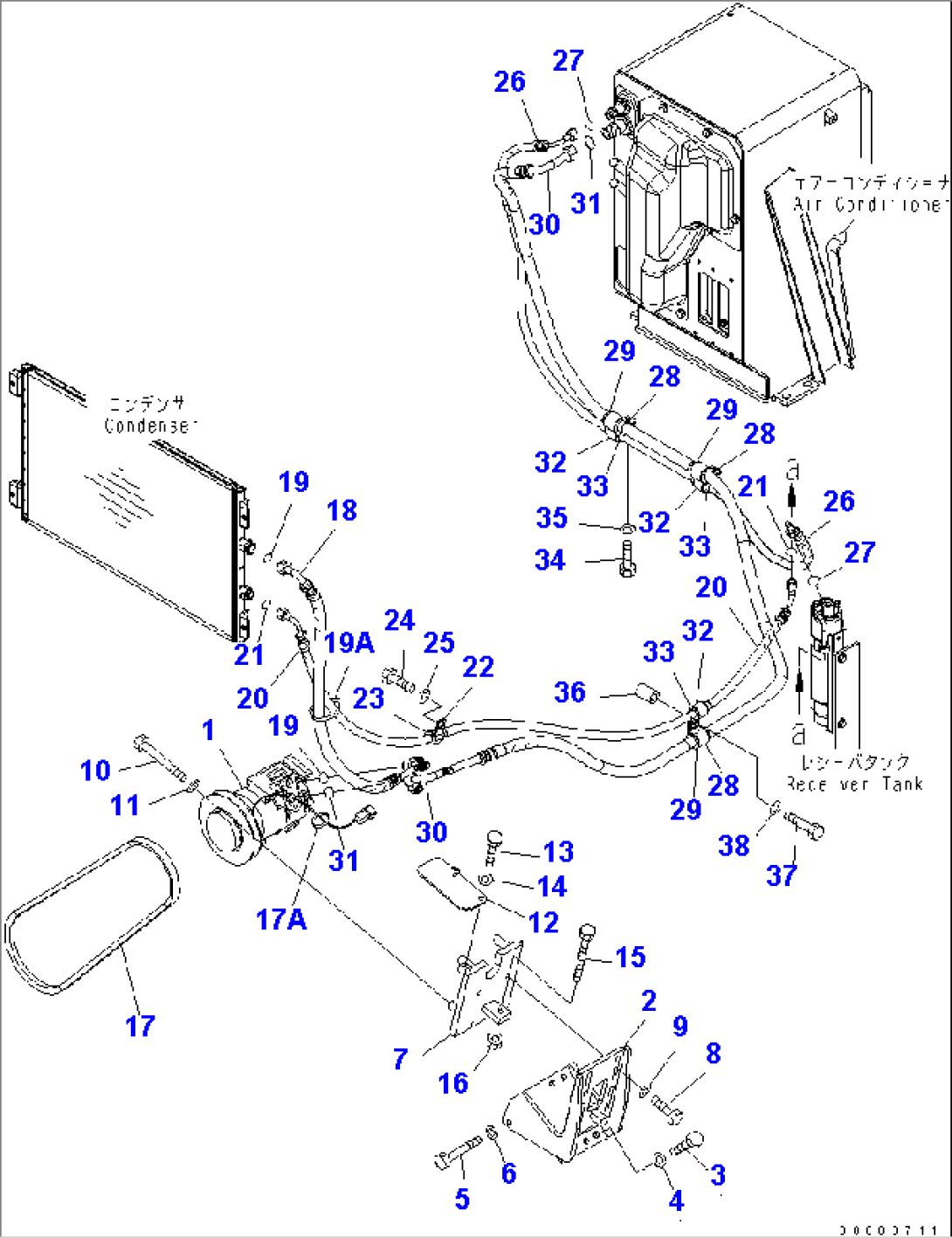 AIR COMPRESSOR PIPING (SAND AND DUSTY TERRAIN SPEC.)