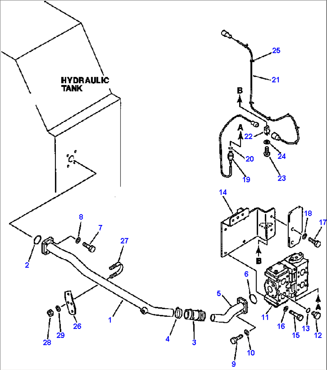 GROUND DRIVEN STEERING PIPING (1/3)