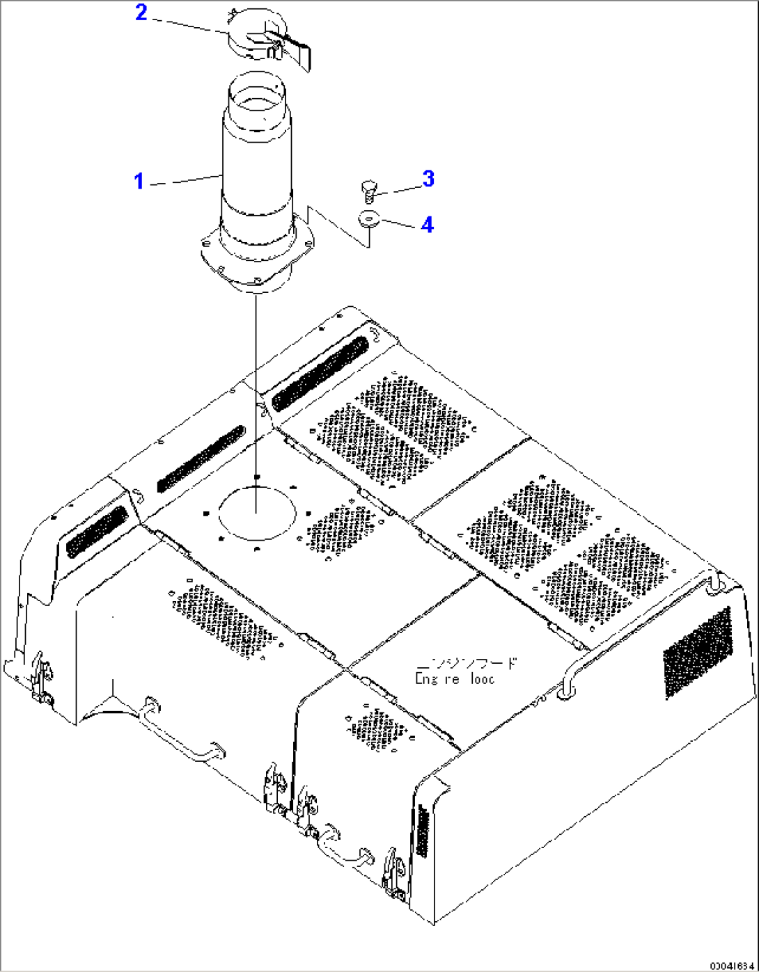 EXHAUST PIPE (EU SPEC.)