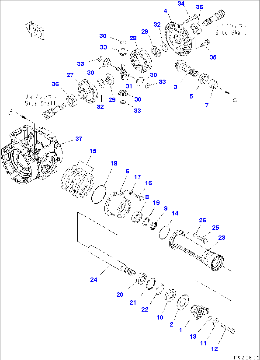 FRONT AXLE (DIFFERENTIAL)