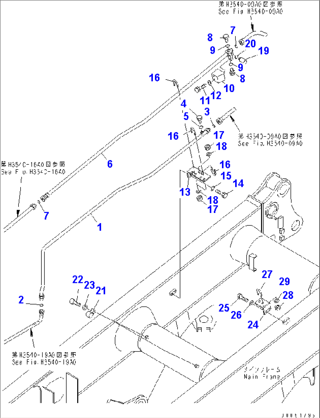 BRAKE PIPING (PIPING 3/4)(#3001-)
