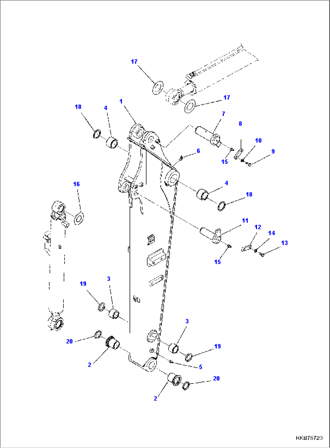 ARM, L=1650 mm