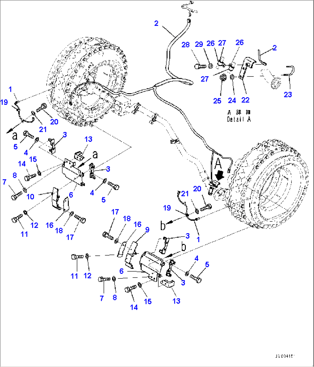 Rear Axle, Electric Parts (1/2) (#80138-80268)