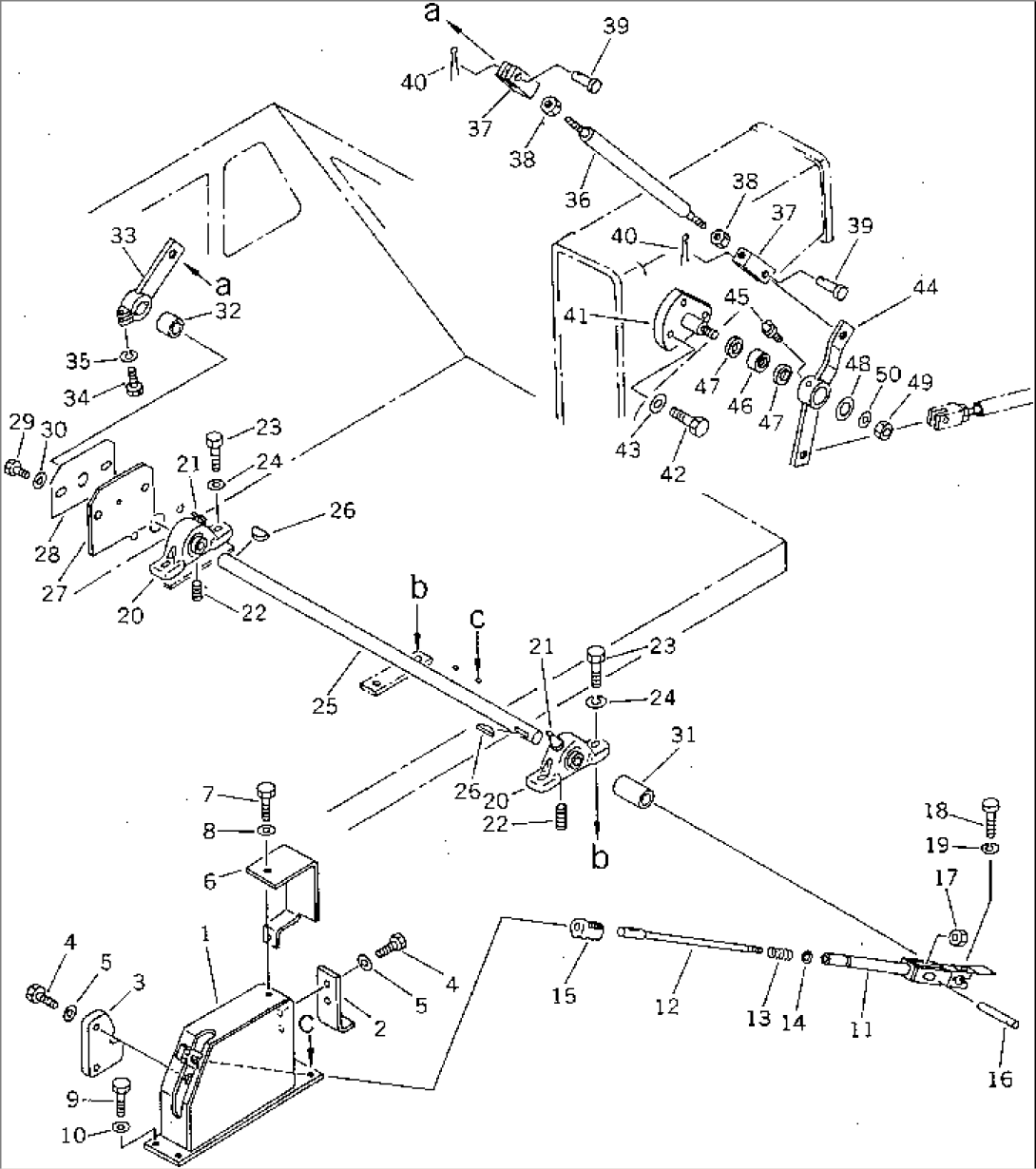 WORK EQUIPMENT CONTROL LEVER (1/2)