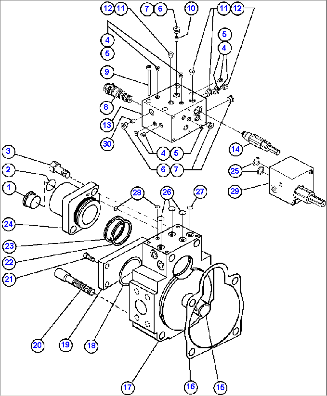 STEERING PUMP HOUSING (REAR) (PB9875)