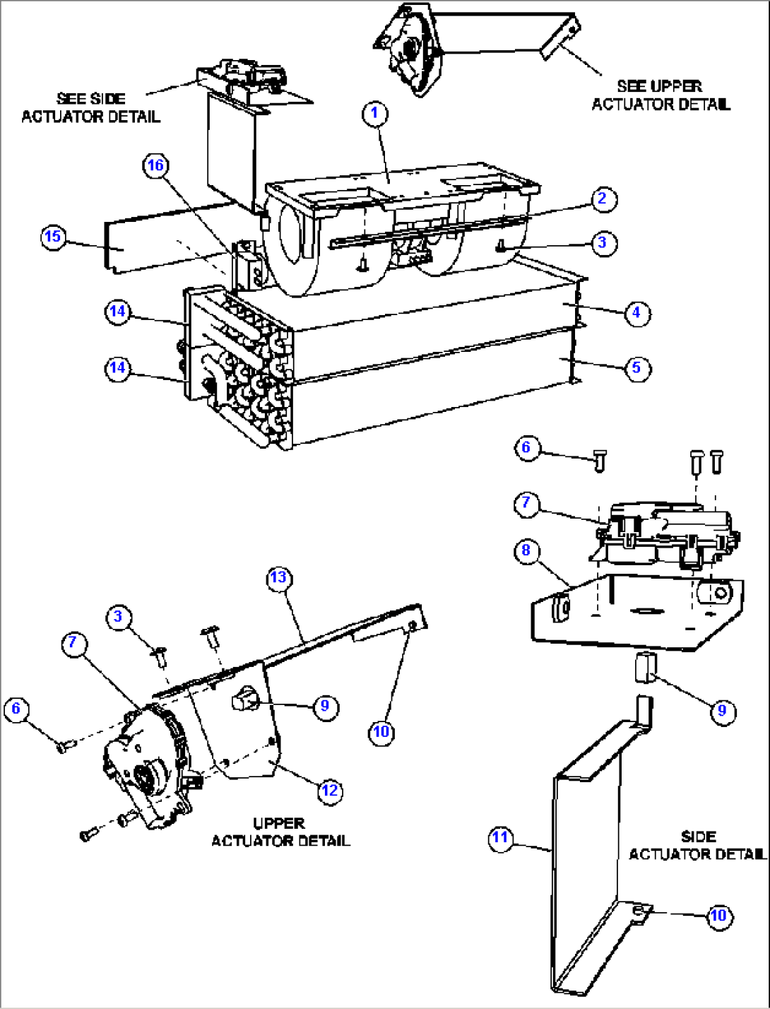 HEATER/AIR CONDITIONER ASSEMBLY 2/2 (PC2600)