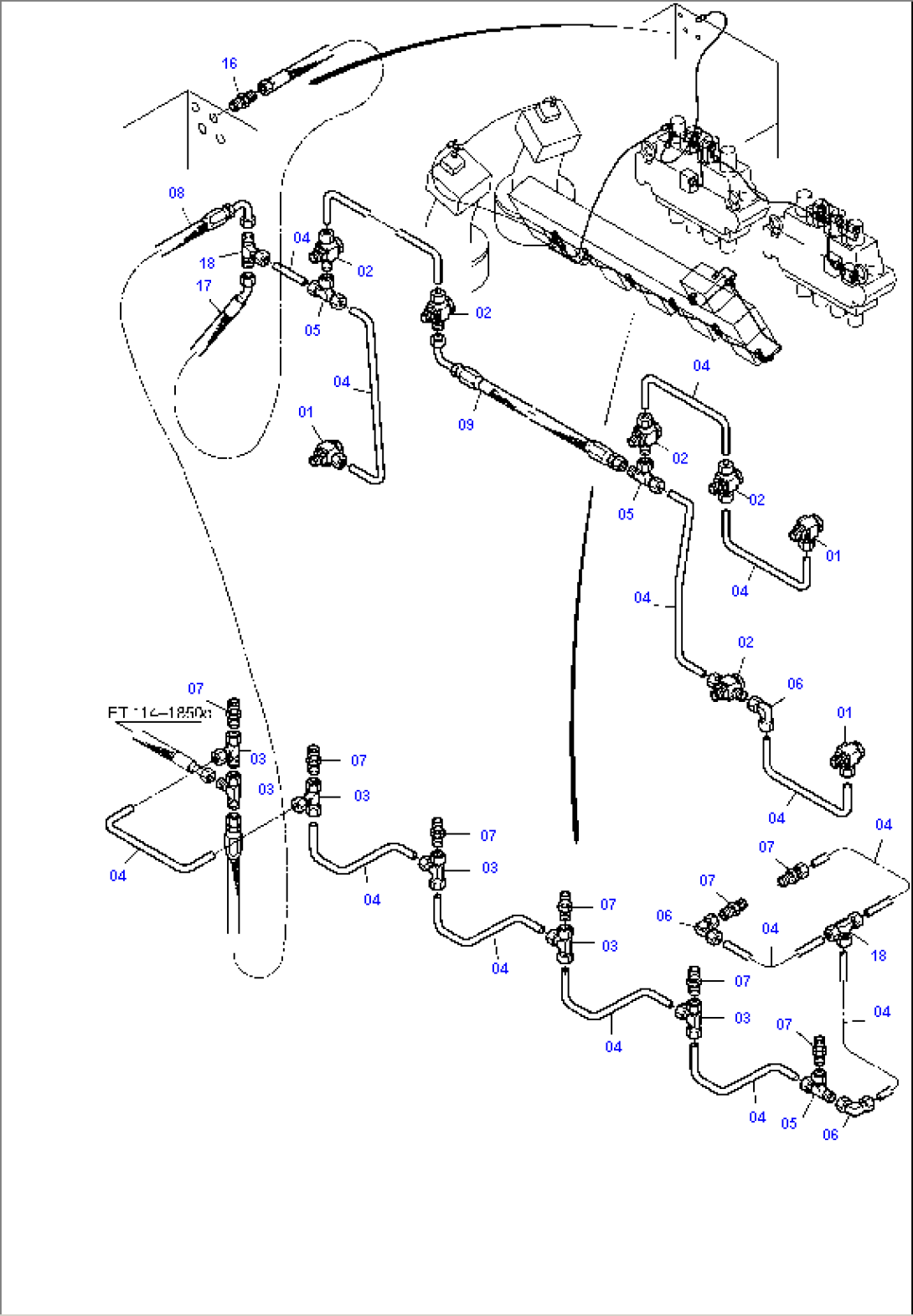 Return Lines (Secondary Valve)