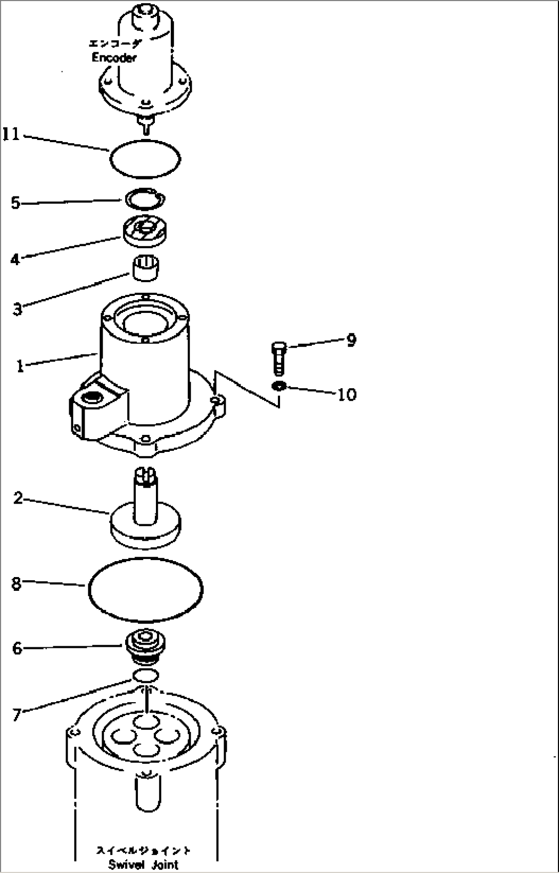 ARM REVOLUTION ENCODER (FOR ADDITIONAL PIPING)