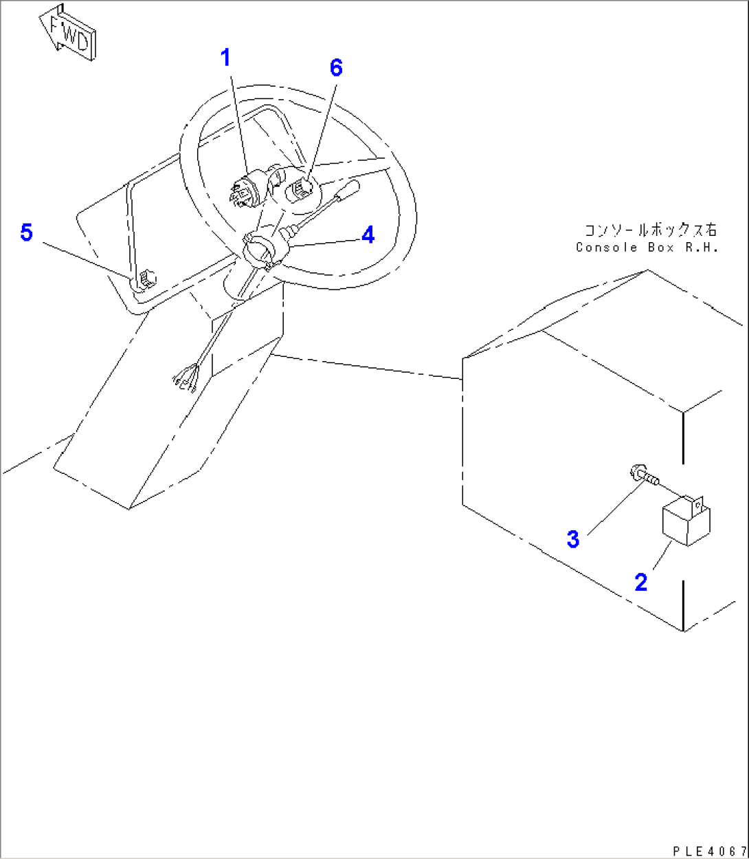 ELECTRICAL INSTRUMENT (STARTER¤ TURN SIGNAL¤ POSITIONER AND LAMP SWITCH)