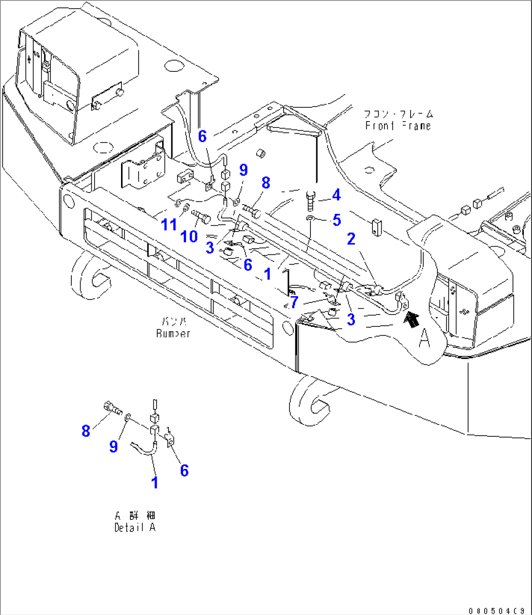 HEAD LAMP HARNESS(#2001-)