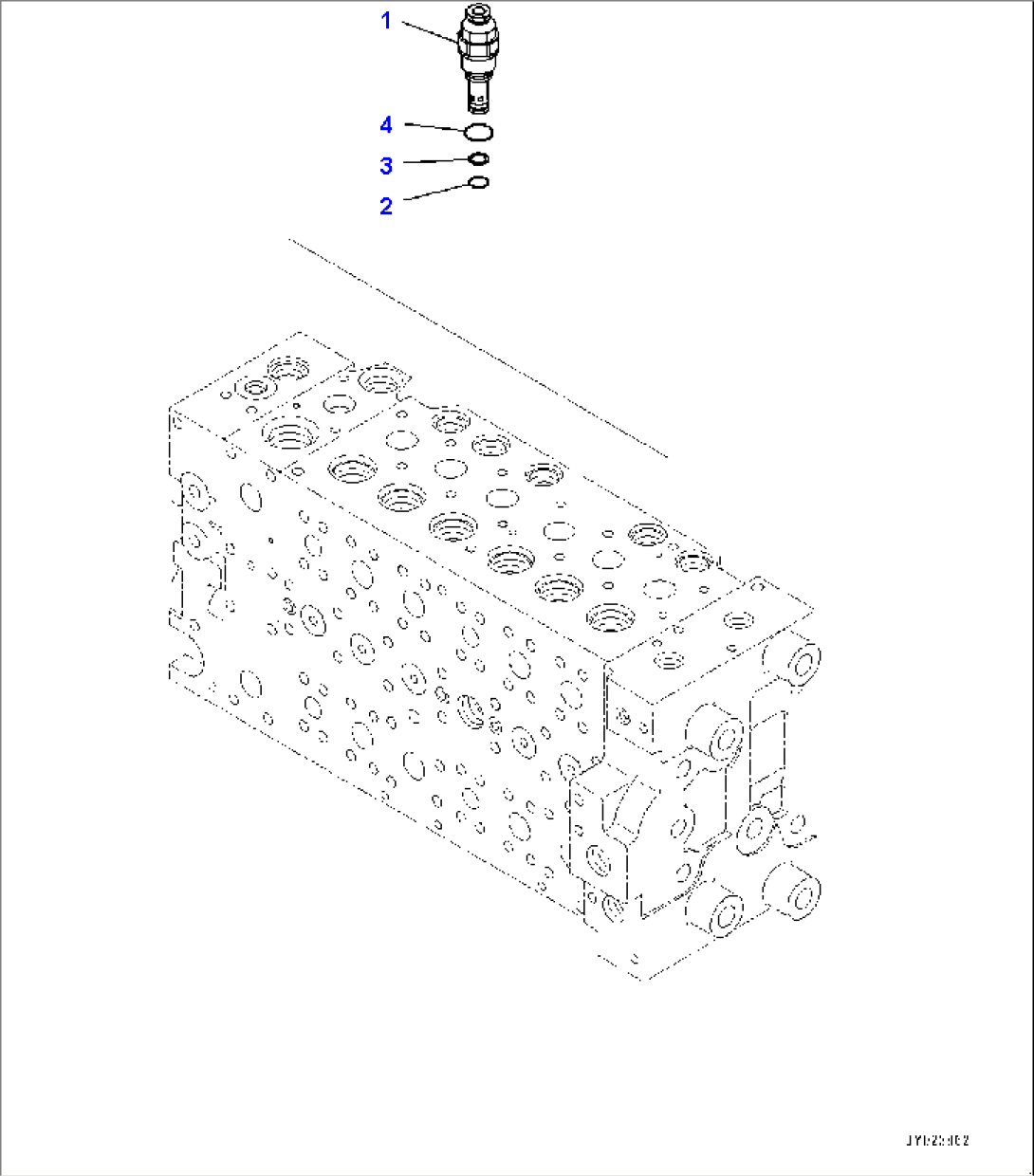 Control Valve, Inner Parts (8/22) (#1001-)