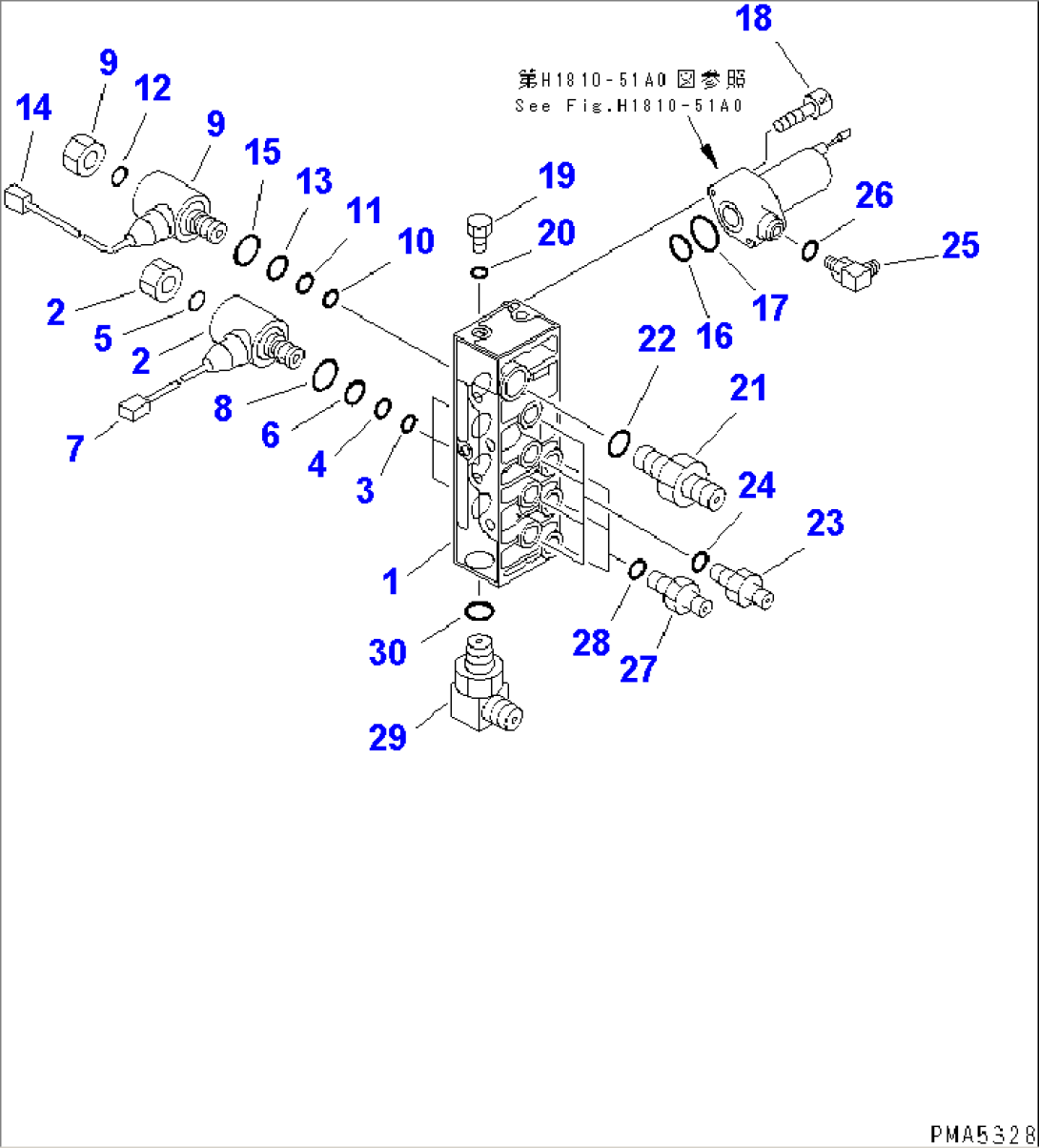 SOLENOID VALVE LINE (SOLENOID VALVE)(#45001-49820)