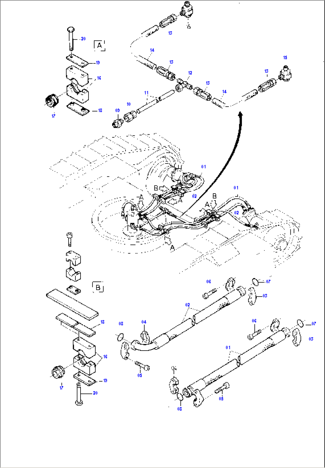 Hydr. for Undercarriage