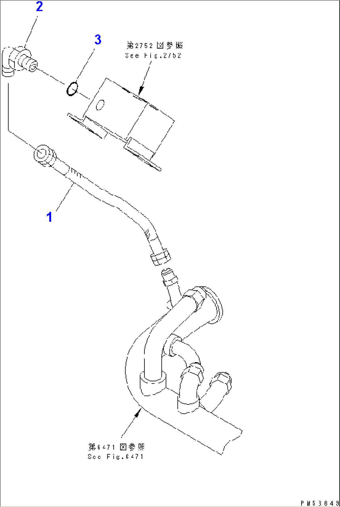 STEERING PIPING (6/8) (RELAY BLOCK TO OIL COOLER)
