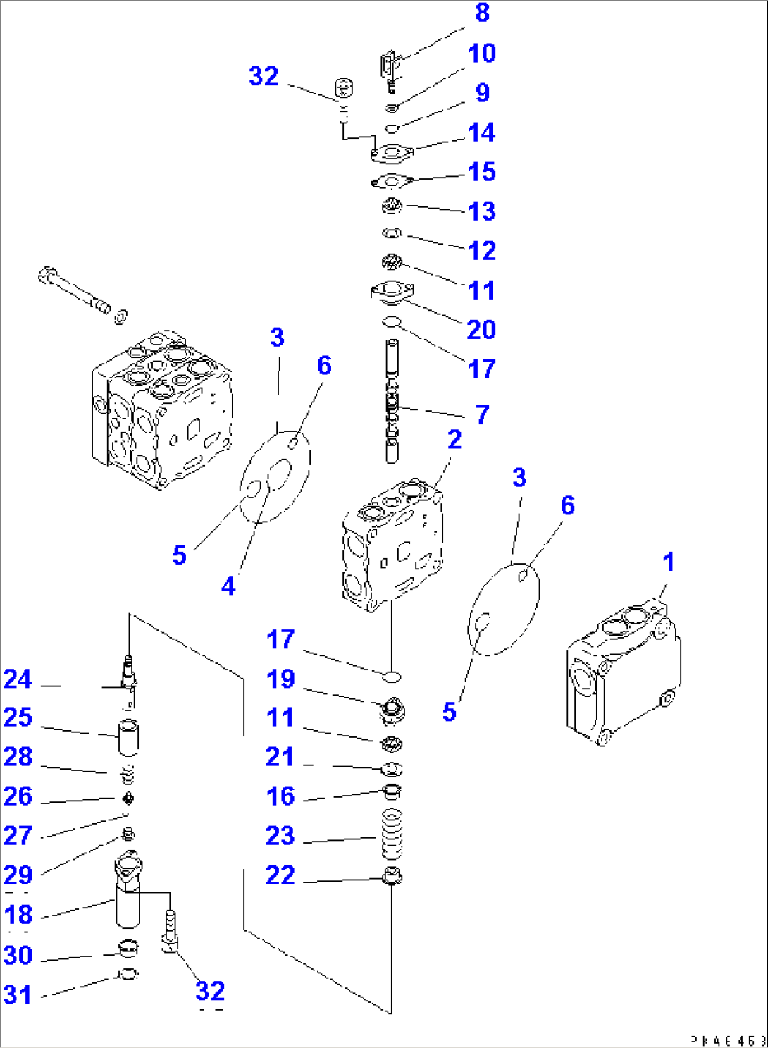 WORK EQUIPMENT VALVE (1/5)