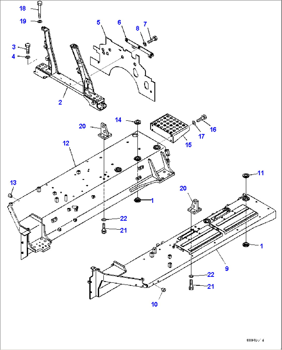 Fender, Fender and Bracket (#11609-)