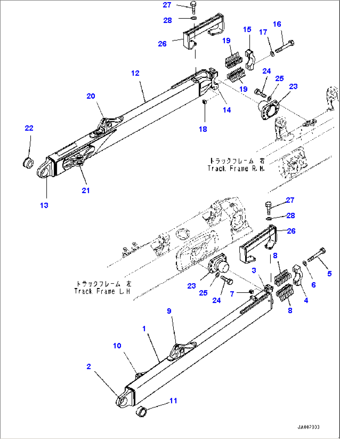Dozer Frame (#1001-)