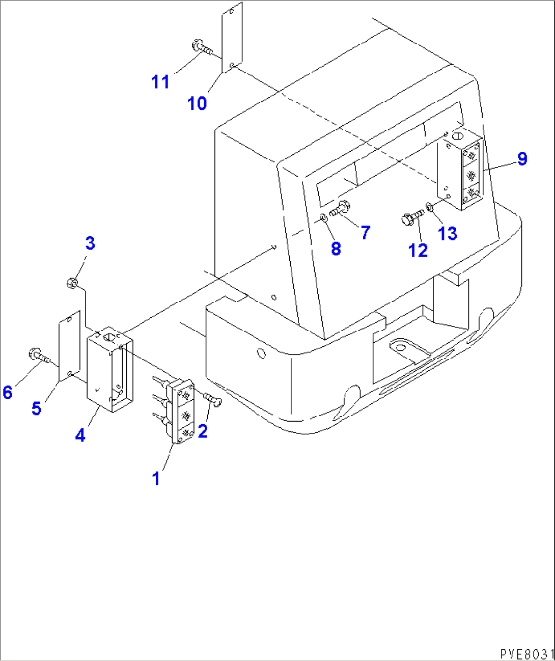 BATTERY BOX (REAR LAMP)