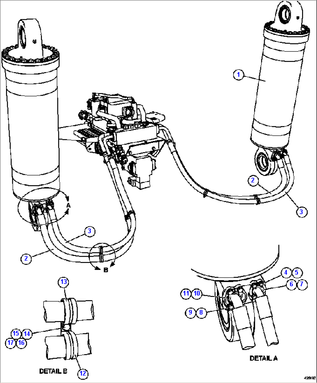 HOIST CYLINDER PIPING