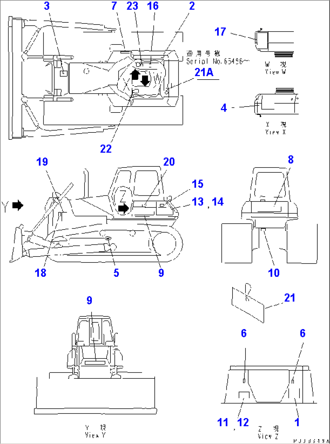 MARKS AND PLATES (ARABIC) (D65P)(#65001-)