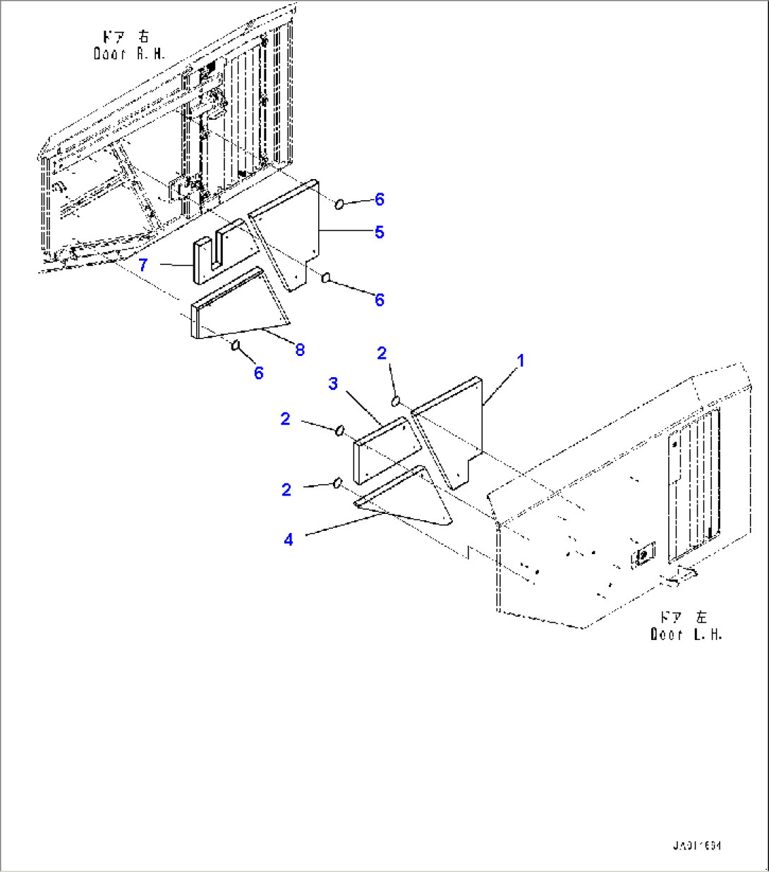 Engine Hood, Sheet (#80001-)