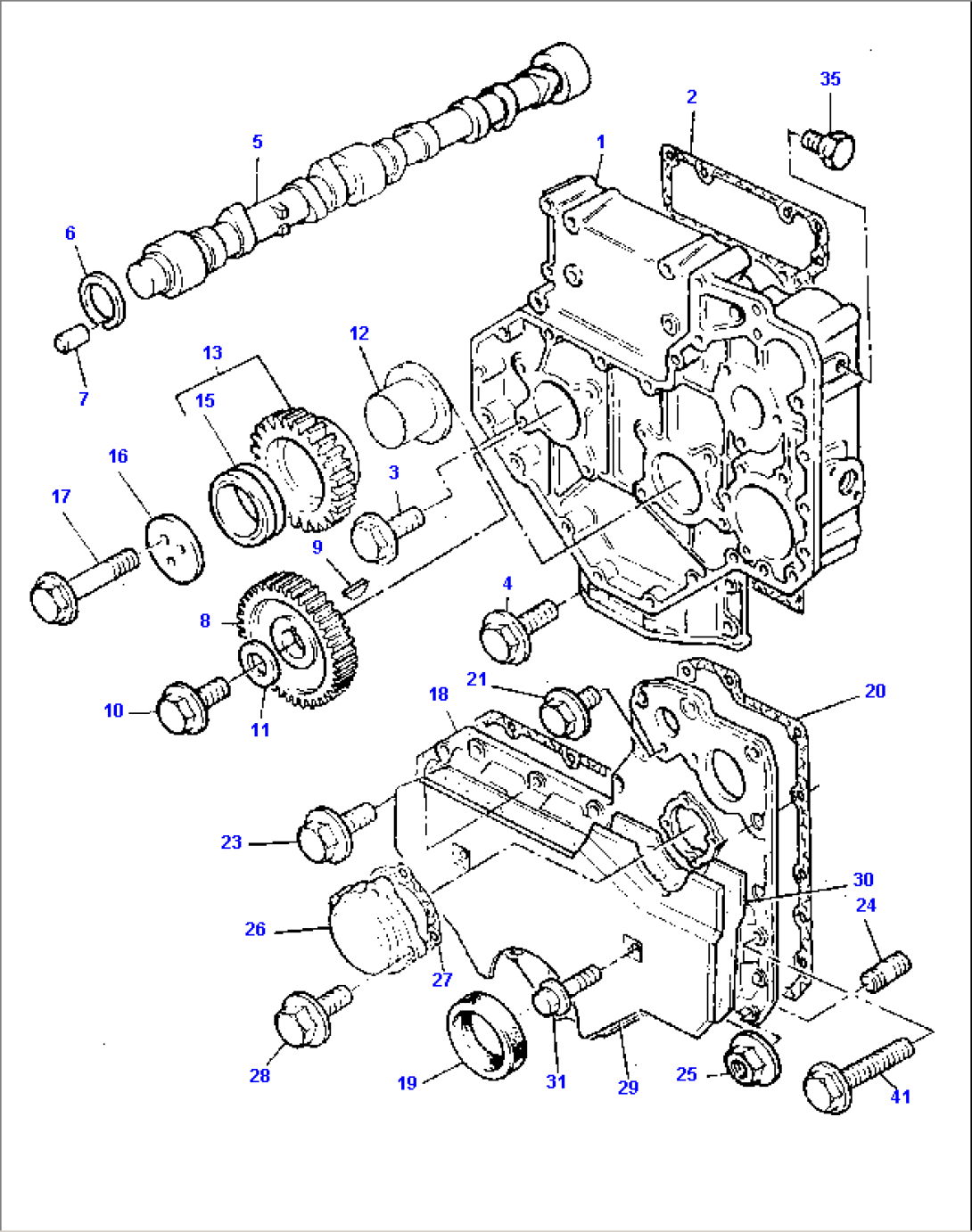 TIMING GEAR AND CAMSHAFT